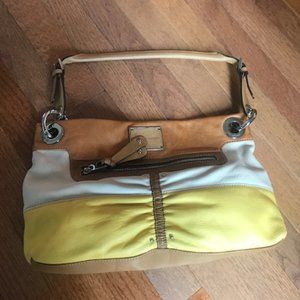 B Makowsky leather shoulder purse/clutch